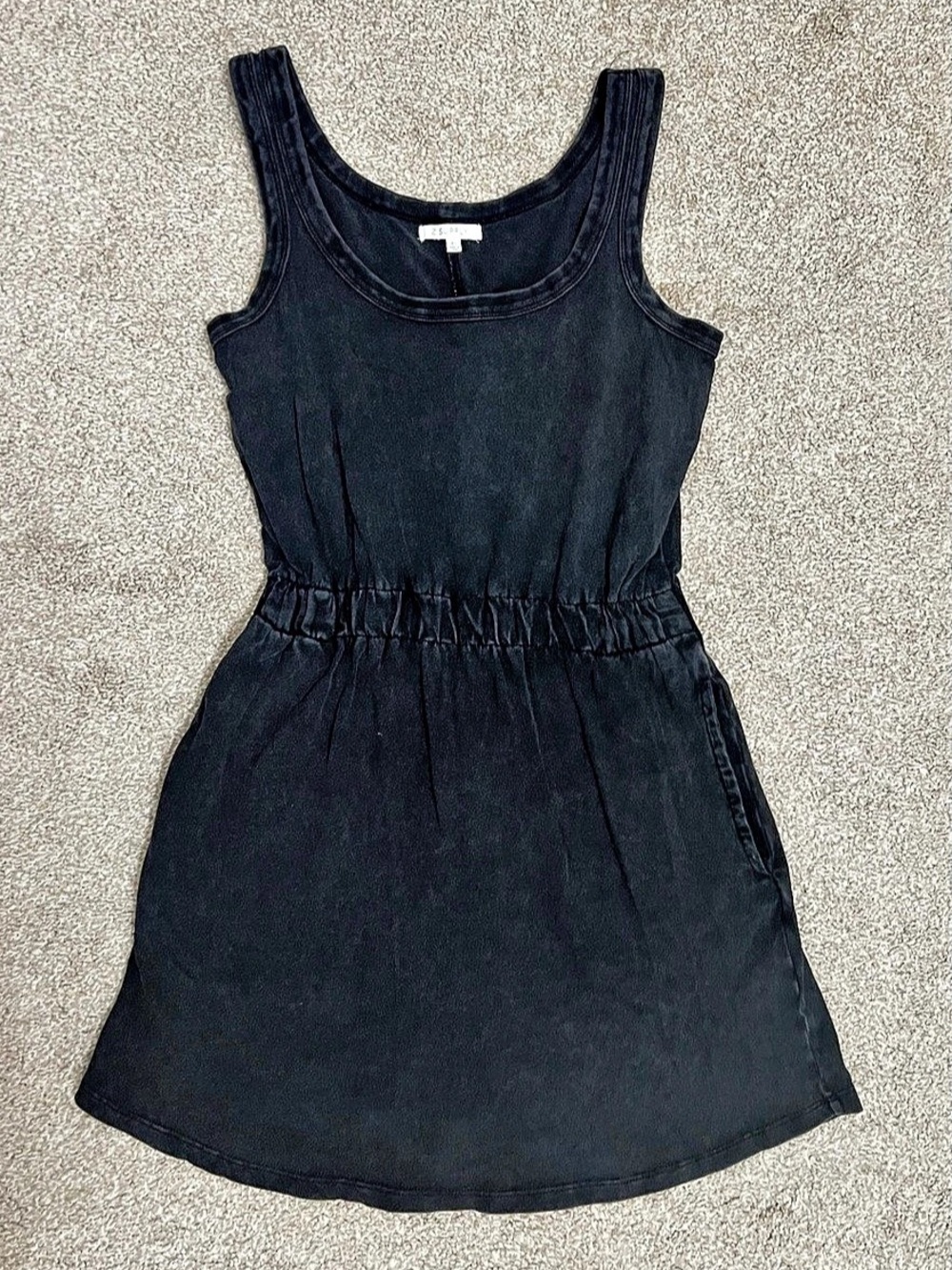 Z Supply Black Cotton Mini Dress Size XS